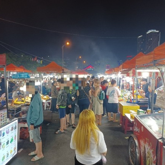 한국 야시장 포장마차