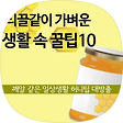 꿀팁 대방출, 블로그 홈