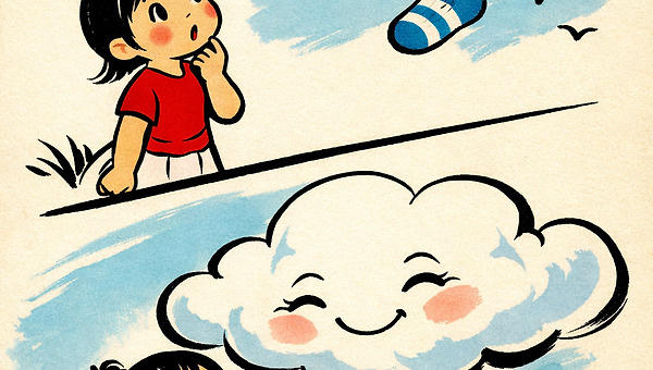  양말을 먹는 구름