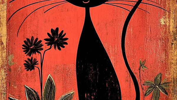 고양이를 보는 남자 1