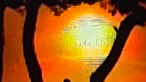 바다를 품은 노을