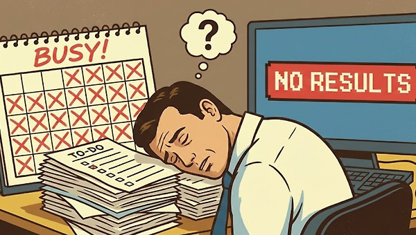 오늘 정말 알차게 보냈다는 착각에 빠진 당신에게