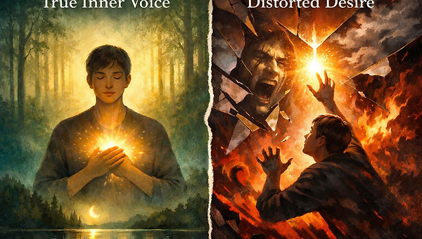 우리가 내면의 소리에 민감할때