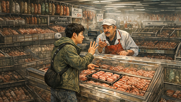 삼겹살 네 덩어리 주세요