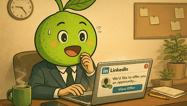 링크드인으로 스카우트 제안이 왔다.