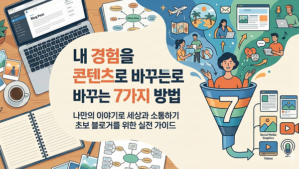 내 경험을 콘텐츠로 바꾸는 7가지 방법