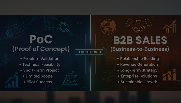 PoC 단계에서 세일즈를 시작하지 마세요