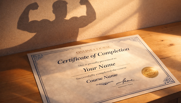 온라인 이수증, 그깟 종이 쪼가리?