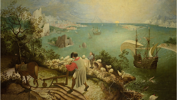 [10개 그림의 브뤼헐] 10편. 이카로스의 추락...