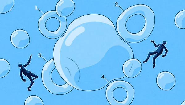 버블을 형성하는 4가지 "O"