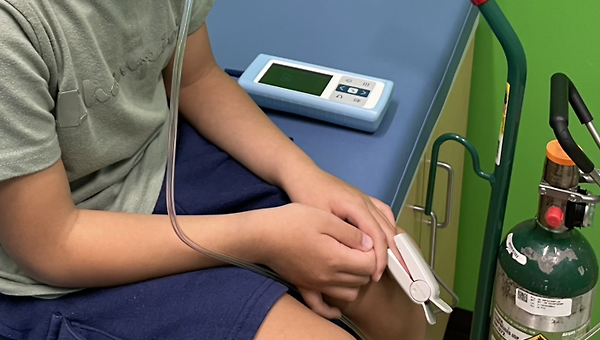 미국에서 열나는 아이의 응급실행