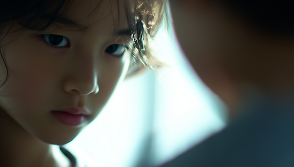 반듯한 자식의 그림자