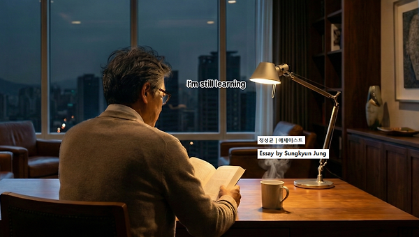 나는 아직 배우는 중입니다