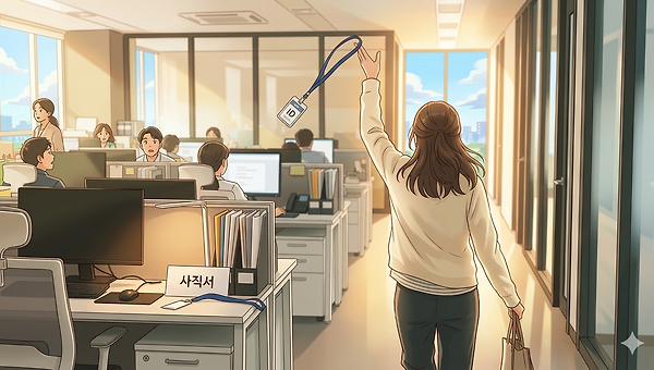 노예처럼 일하다가 쌩퇴사했어요.