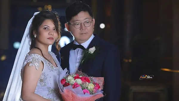 결혼 7주년의 꽃다발