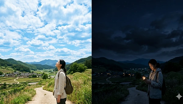 나는 아름다운 세상을 보기로 했다