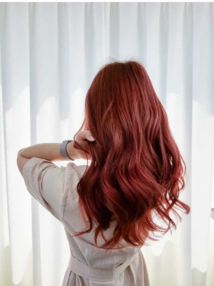 레드와인 | 카카오헤어샵 스타일