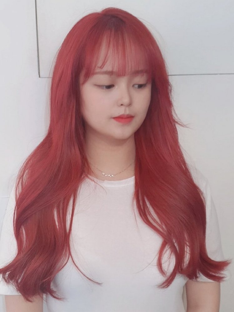 오렌지브라운 | 카카오헤어샵 스타일