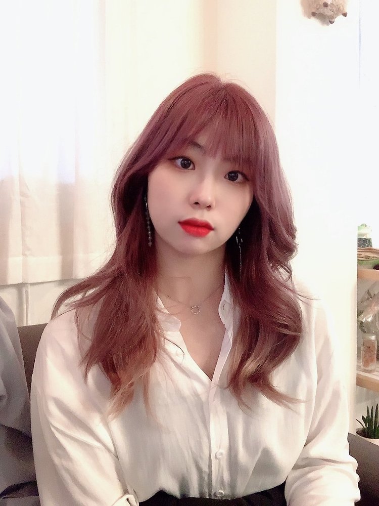 핑크브라운 | 카카오헤어샵 스타일