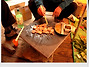 비박 먹고 마시기