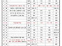 11월 성가표