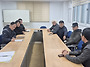 중앙도로 포장공사 진행 ..