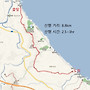 강릉안보길 등산지도