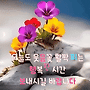 자동차 뒤를 따라다니..