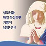 성모님을 가까이 하십..