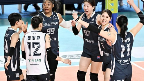 “현대건설 보고 있나?” 도로공사, 승점 5점 차로 벌리며 우승 매직넘버 가동