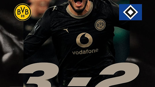 [매치 리포트] 도르트문트, 후반 대반격으로 함부르크에 3-2 대역전승