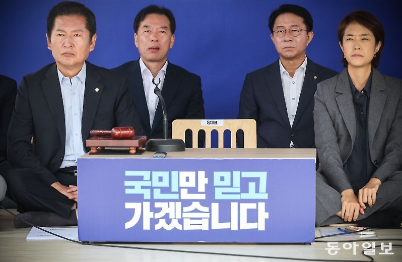 이재명 대표, 단식 이후 첫 공개 당무 불참[청계천 옆 사진관]