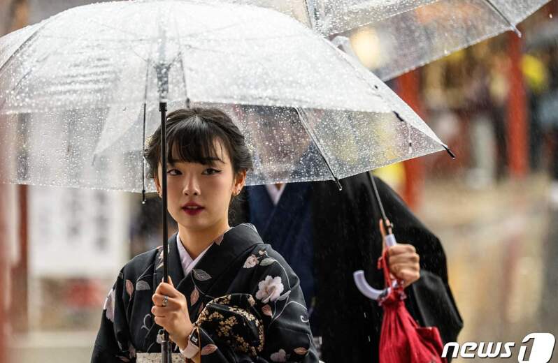 [포토] 비 오는 일본 도쿄