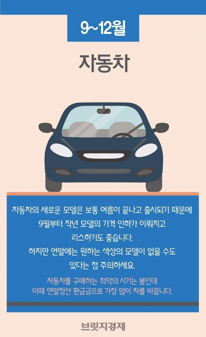 전자제품 싸게 사는 시기