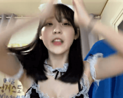 겨드랑이 자랑하는 00년생 BJ 짜미 - 디쁠