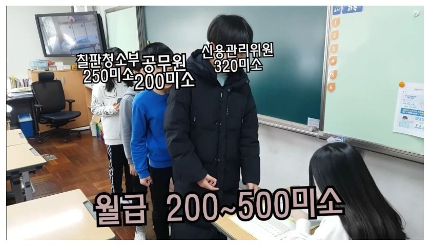 돈으로 움직이는 초등학교 교실