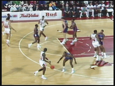 NBA 유튜브 채널에서 공개한 마이클 조던 vs 배드 보이스 레어 장면 6개