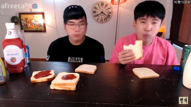 식빵 120장 먹기 전 후 몸무게변화