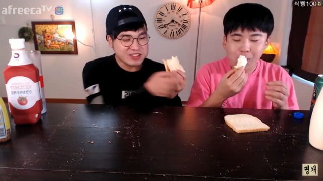 식빵 120장 먹기 전 후 몸무게변화