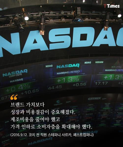 잘 나가던 미국의 의류 브랜드들