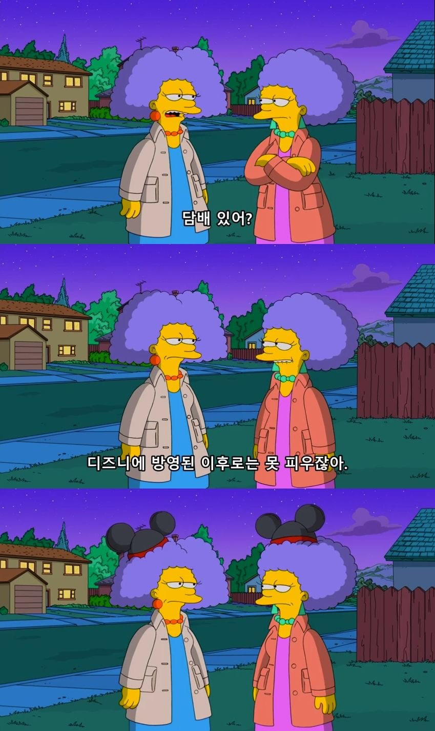 디즈니에 팔려간 심슨 근황