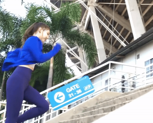 트와이스 나연 포카리 레깅스