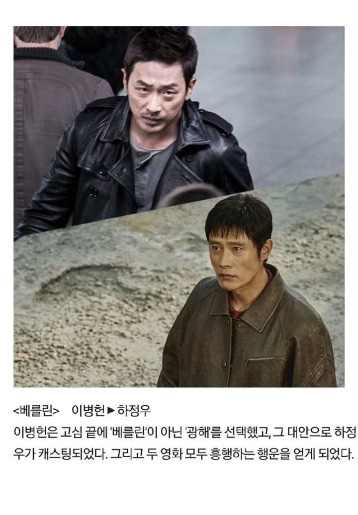 남자배우 캐스팅 비화