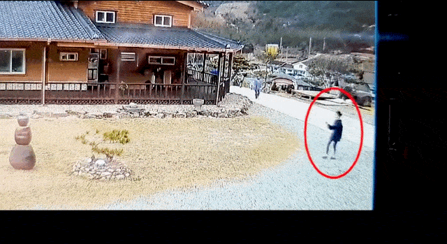 cctv에 포착된 격리시설 이탈한 신천지 20대