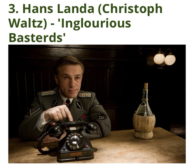 21세기 영화 최고의 악역 top15