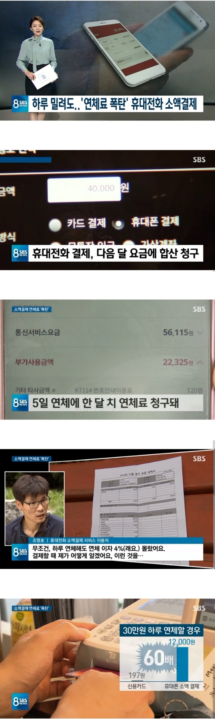 휴대폰 소액결제 연체료