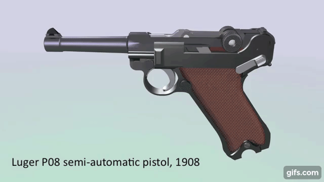 1908년산 독일 권총