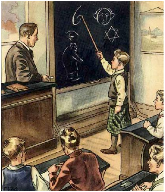 나치 독일은 어떻게 아이들을 세뇌시켰는가? 나치의 교육용 포스터 - 꾸르