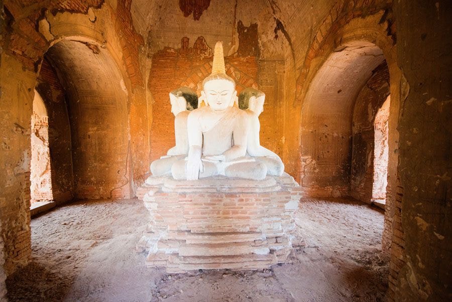 미얀마 불교 최고 유적지 '바간'의 풍경