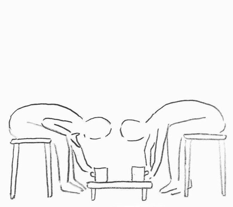 요즘 카페 테이블 특징